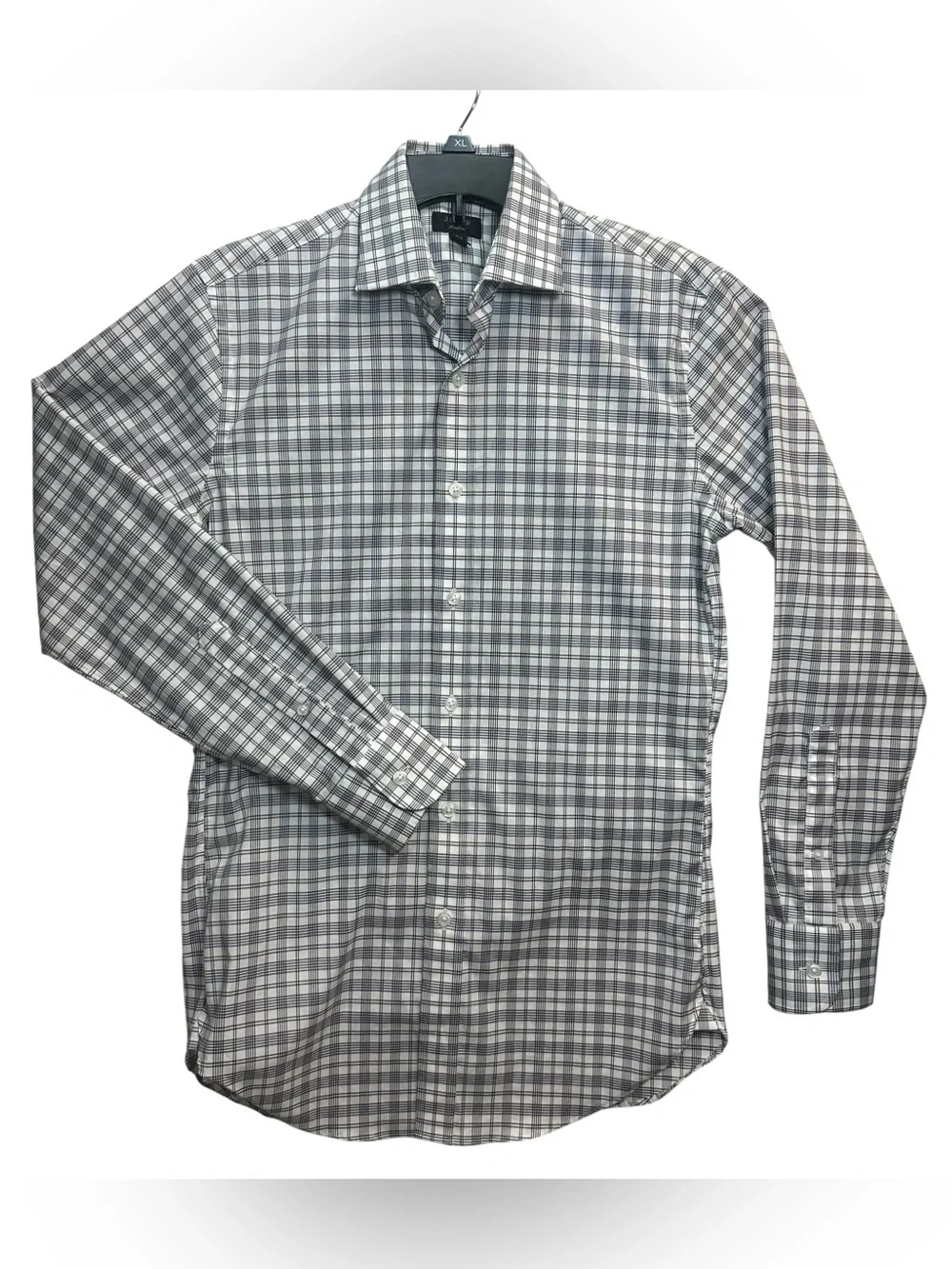 J.Crew Ludlow Slim Fit Men’s 14.5 32 Plaid Stretch Cotton Dress Shirt